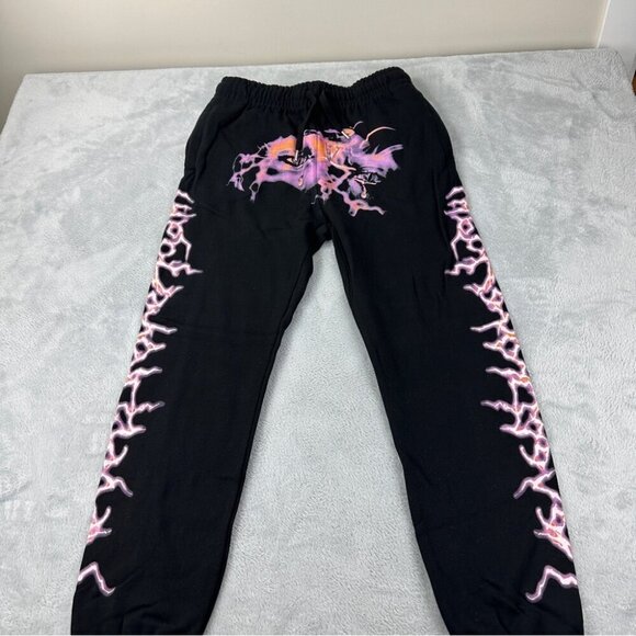 Vlone x Never Broke Again Black 100% Cotton Sweatpants Made in USA Men's Size S - Picture 6 of 10